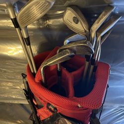 Golf Clubs And Bag 