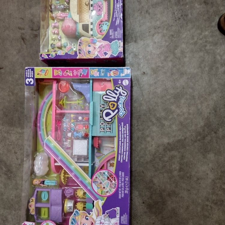 Playset - Polly Pocket - Polly - Shopping Center Doces Surpresas