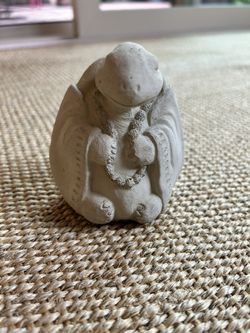 Turtle Buddha Sculpture (Pottery) 