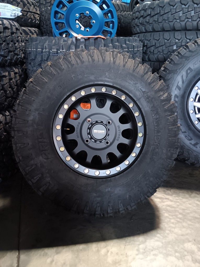 Method Race 15x7 4x137 5x156 Beadlock Wheels & 32x10-15 Tires For Can Am Rzr Honda Utv Sxs