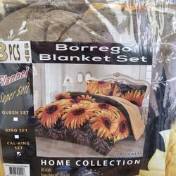 Calking Borrego 3 Piece Blanket Set