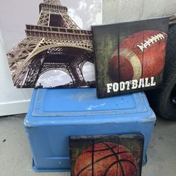 Free Paris and Sport Canvas picture Frames 
