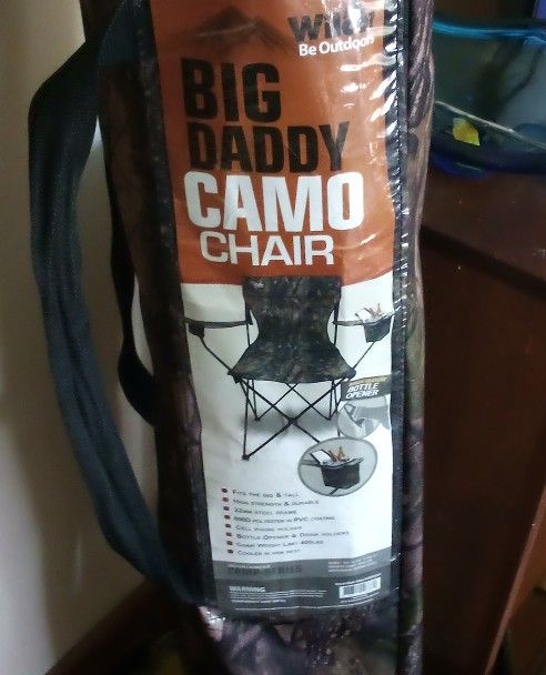 Camo Super Big Folding Chair