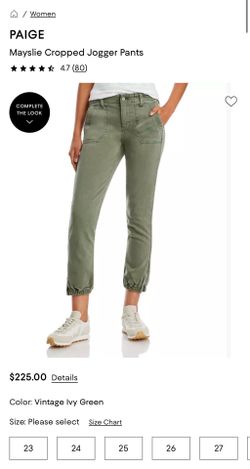 Paige Vintage Ivy Green