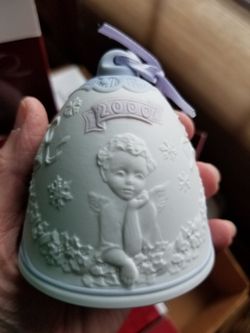 Lladro Christmas Bell, 2000