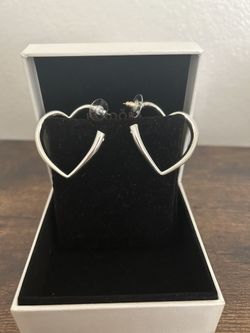 Silver Heart Earrings Giftset