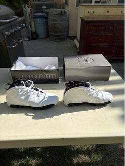 Air Jordan 18.5 (XVIII.5) OG in the White / Black - Chrome