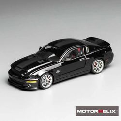 Motorhelix x Greenlight 1:64 Ford Mustang Shelby GT500 Super Snake 2007 BLACK GL-1251006C