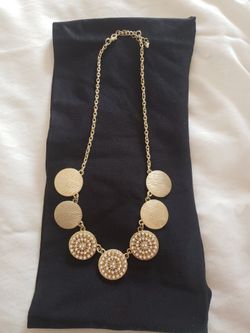 Golden Toned Fashion Necklace 