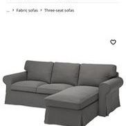 IKEA UPPLAND Couch - Dark Grey 