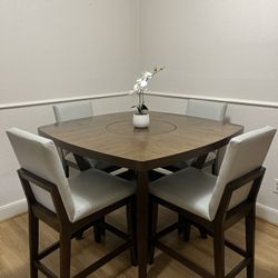 Counter-Height Dining Room Table Set