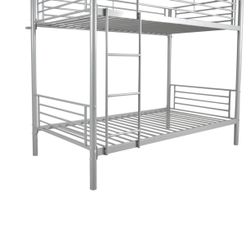 Grey Metal Bunk Beds - Sturdy and Stylish