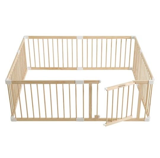 Wooden Baby Gate Playpen.