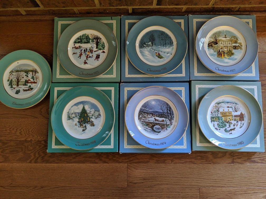 Avon Collectible Christmas Plates