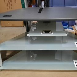 Sony TV Stand w/glass shelves 