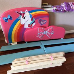 Twin Bed Girls Unicorn Pink and Aqua