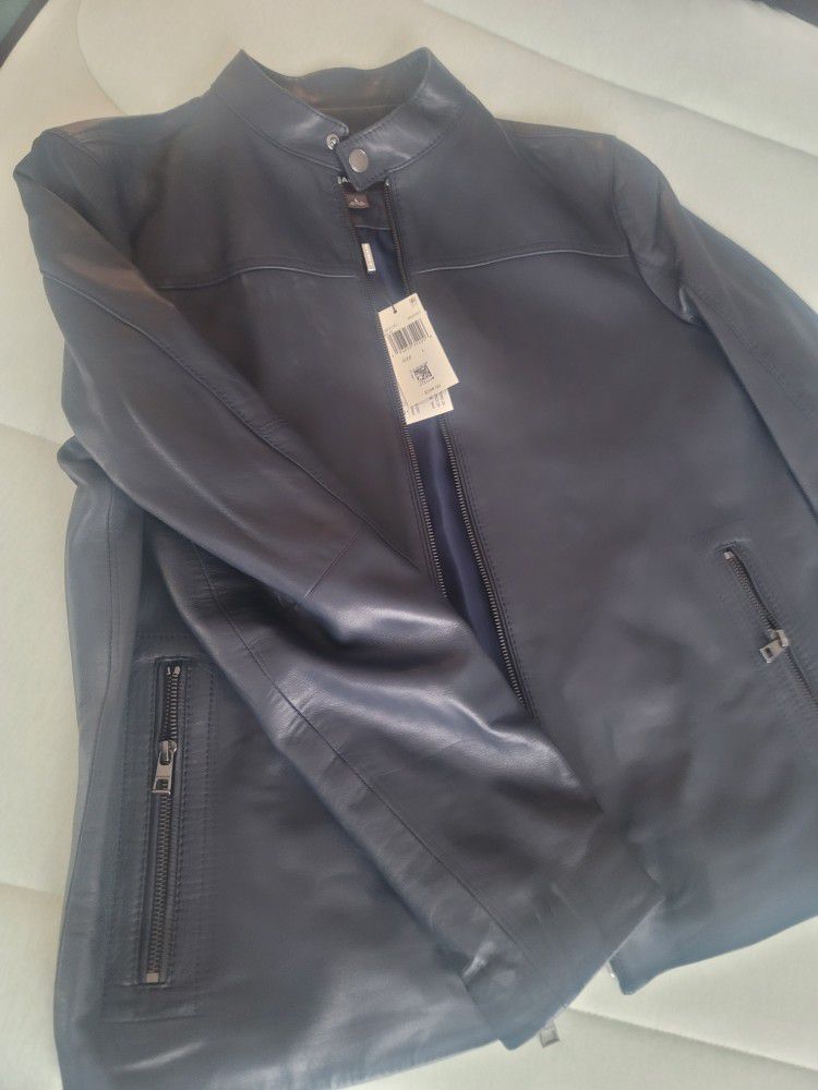 MK Pure Leather Coat