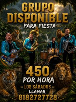 Grupo norteño para cualquier tipo de evento