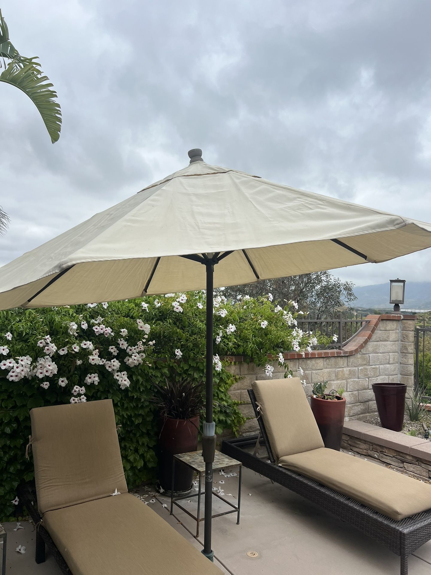 Outdoor Umbrella Beige