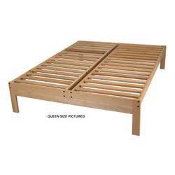 Queen Platform Bed Frame And Trundle