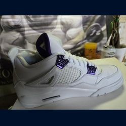 9.5 Jordan 4 Metallica Purple 