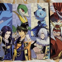 Pokémon Conquest Bookmark set Comic Con Exclusive NEW