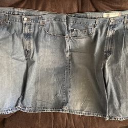 2 pr. Men’s Levi Blue Jean Shorts - Size 36  ($20.00 for Both)