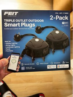 Feit triple outlet outdoor smart plugs