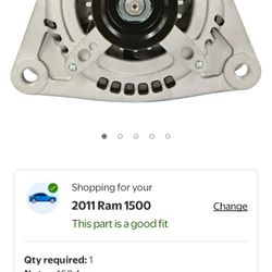 Alternator For A Hemi 5.7 ......( Dodge Ram 1500 Gen 3 2008 -2018).  Tested 