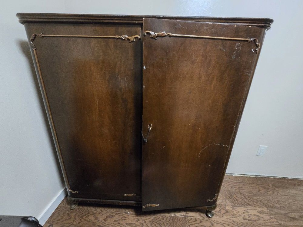 Wood Armoire Dresser Closet