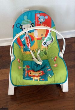Fisher-Price Infant-to-Toddler Baby Rocker / Bouncer + Toy Bar