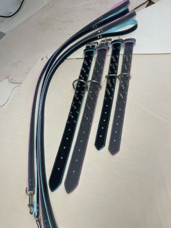 Handmade Leather Collars And Leash Sets