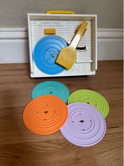Music record player toy