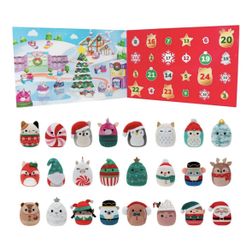 NEW Squishville Squishmallows Advent Calendar Holiday Christmas ~ 24 Plush 2"   24 Squishmallows and 1 pop up Display