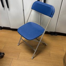Blue Foldable Chairs