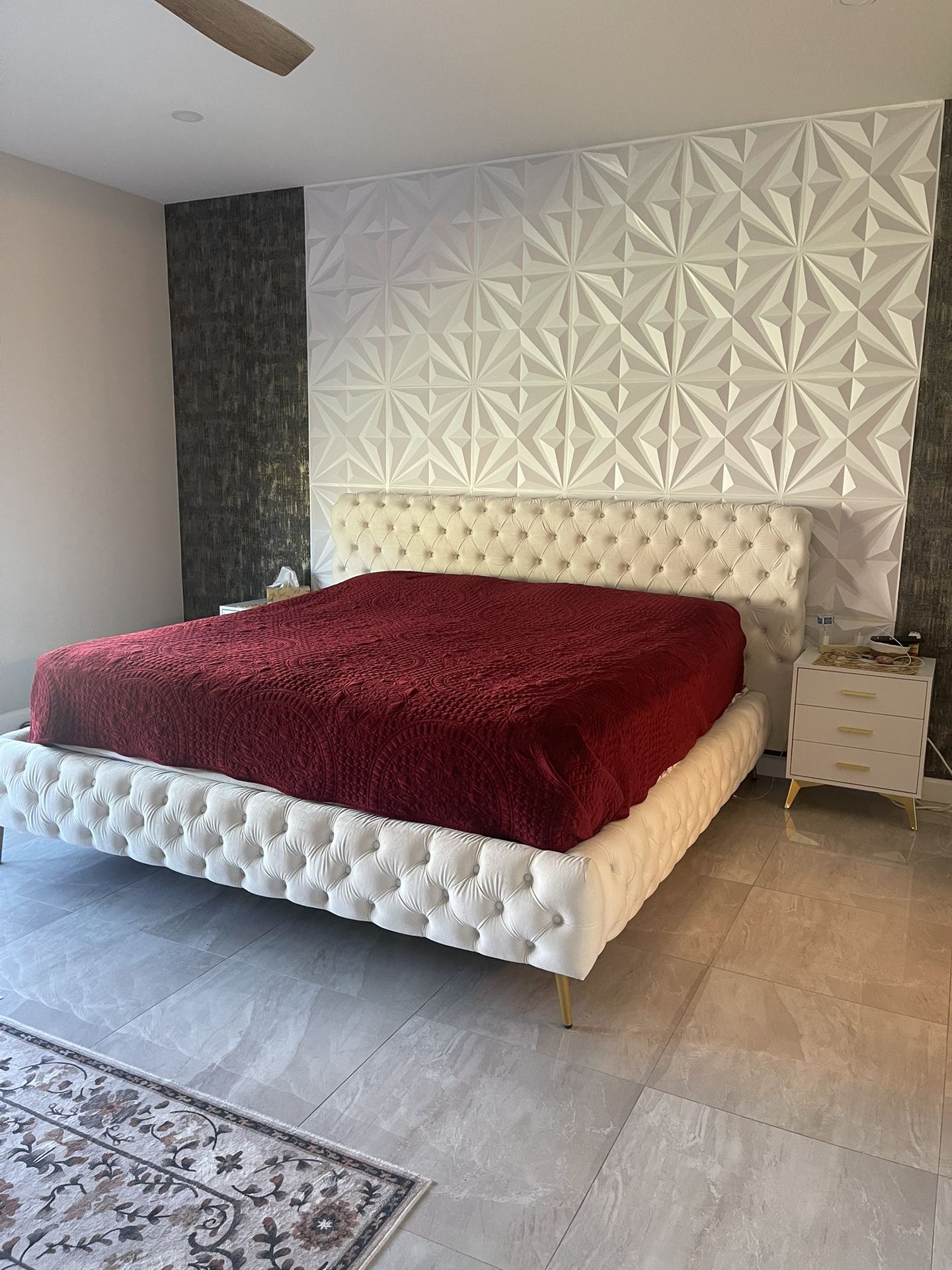 Bed Room Size King With Mattress And Box
