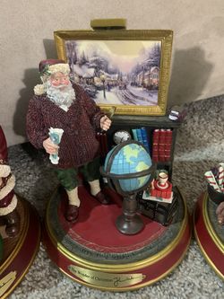 Thomas Kinkade Santa Collection 