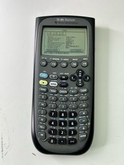 Texas Instruments TI-89 Titanium Graphing Calculator CAS Tested Working W/Case