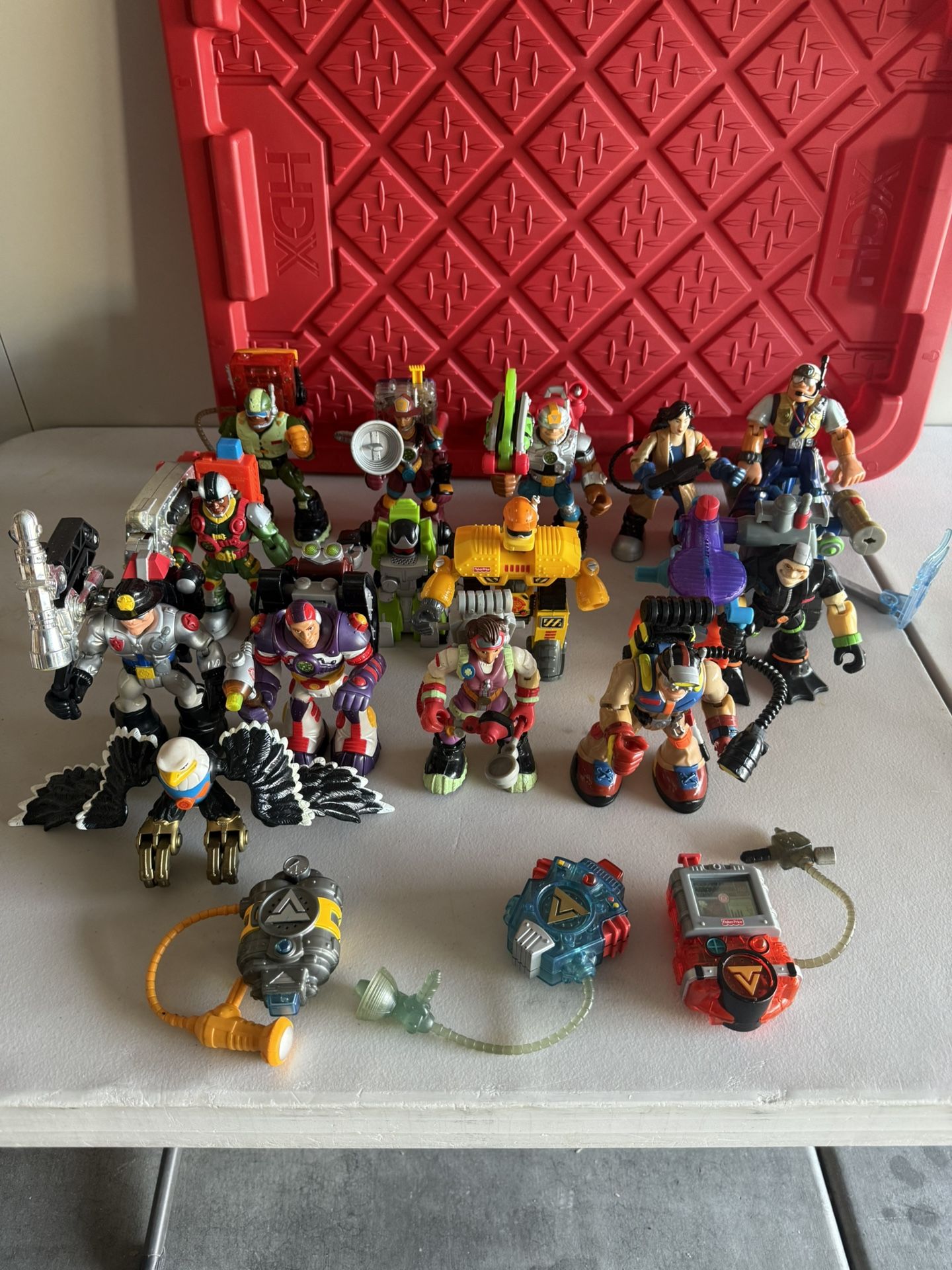 Vintage Fisher Price Rescue Heroes Figure Lot.