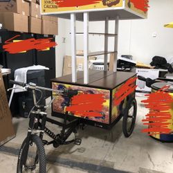 Market Food Vendor Beverage Bicycle