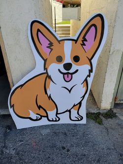 Corgi Dog Prop Painting Character 