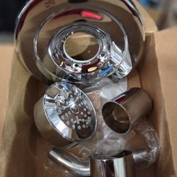 Edgestone® One Handle Single Function Shower Faucet in Chrome (Trim Only