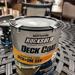 RUST-OLEUM 300113 Deck Coat Resurfacer, Liquid, 1 gal, New
