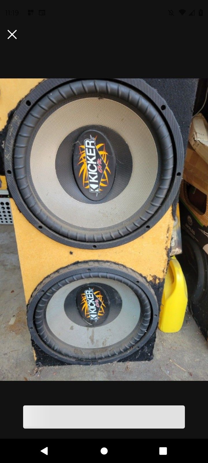 Kicker CVR 15 Inch Subs
