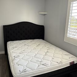 Queen Bed Frame + Mattress 