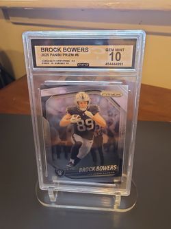 Brock Bowers 2025 Panini Prizm #6 CCG Gem Mint 10