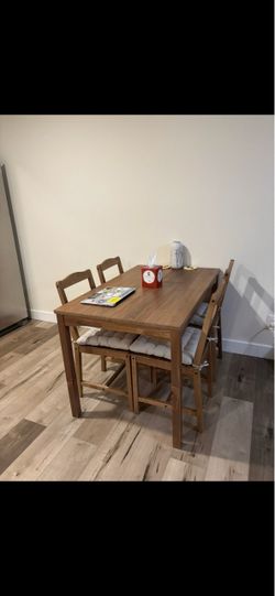 IKEA Dinner Table  HAGERNAS with cushions