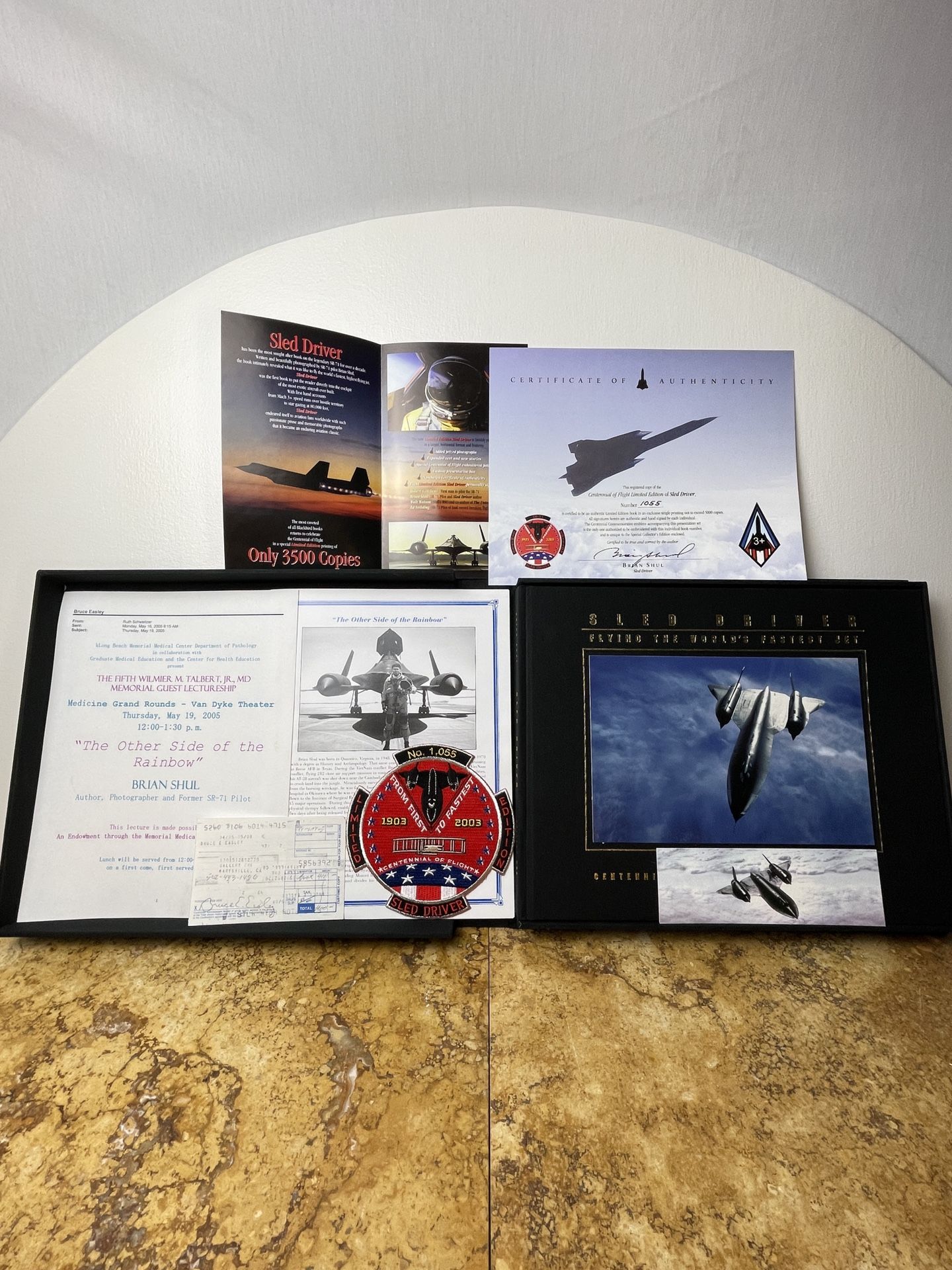 The Sled Driver: The World's Fastest Jet" Limited Edition Book and Memorabilia Set 