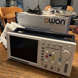 Owon Digital Portable Oscilloscope, Few Accessories & Original Box