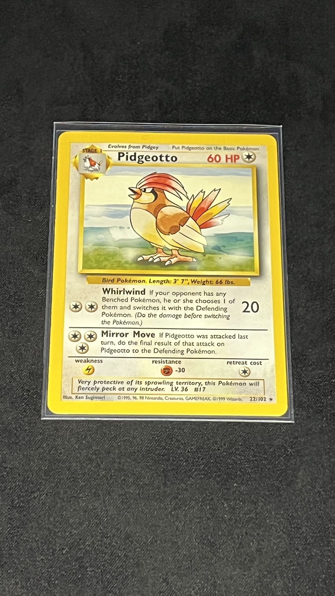 PIDGEOTTO 22/102 UNLIMITED